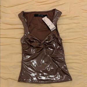 Urban Outfitters Metallic Brown Tank Top